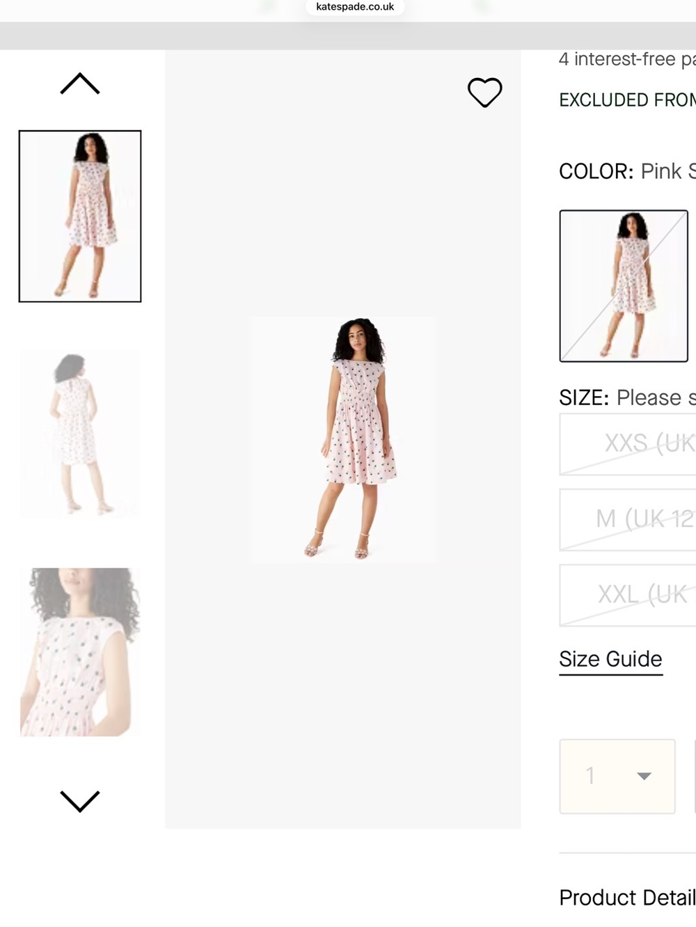 Kate Spade pineapple blaire dress